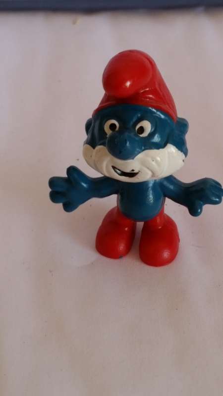 1969 SCHLEICH 20001 - PAPA SMURF - SCHLEICH PEYO - MADE IN HONG KONG