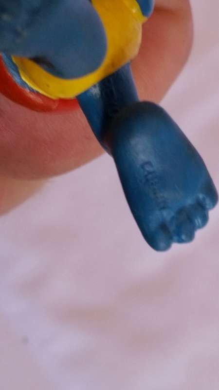 1977 SCHLEICH 20025 - SWIMMER SMURF  - PEYO - MADE IN WEST GERMANY