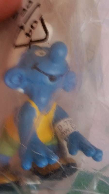 2011 SCHLEICH 20741  - SPRINTER SMURF - PEYO - MADE IN GERMANY