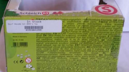 2009 SCHLEICH 41259 - SMURF DECADE SET  2000 - 2009 SOCCER EDITION - MADE IN GERMANY