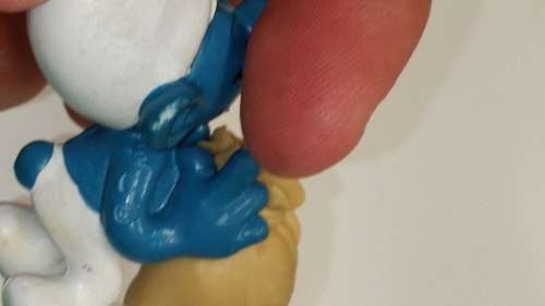 1982 SCHLEICH 20152 - MILLER SMURF - SCHLEICH PEYO - MADE IN WEST GERMANY