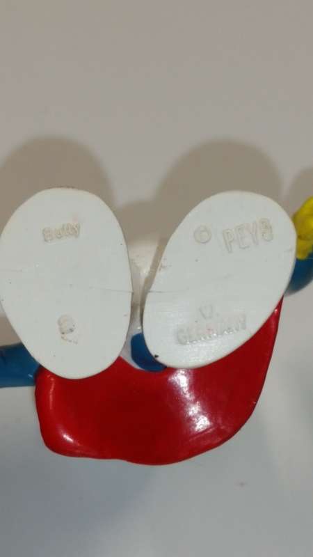 1980 SCHLEICH 20114 - MAGICIAN SMURF  - SCHLEICH PEYO / BULLY  - MADE IN WEST GERMANY