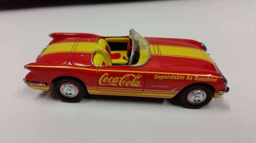 MATCHBOX DINKY CCV06/B-M CHEVROLET CORVETTE 1953 COCA-COLA MINT BOXED