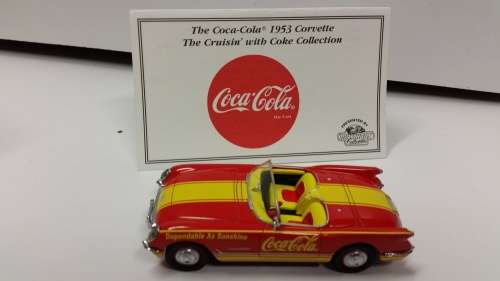 MATCHBOX DINKY CCV06/B-M CHEVROLET CORVETTE 1953 COCA-COLA MINT BOXED