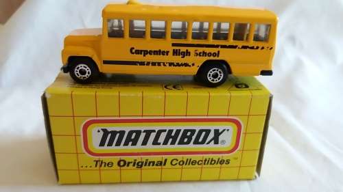 1985 - MATCHBOX - SERIES 47 - SCHOOL BUS - MADE IN CHINA