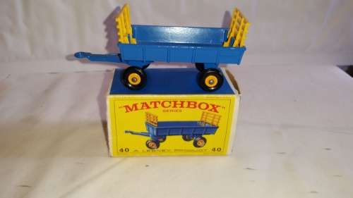 1967 - MATCHBOX LESNEY - SERIES 40 - HAY TRAILER  -  MADE IN ENGLAND