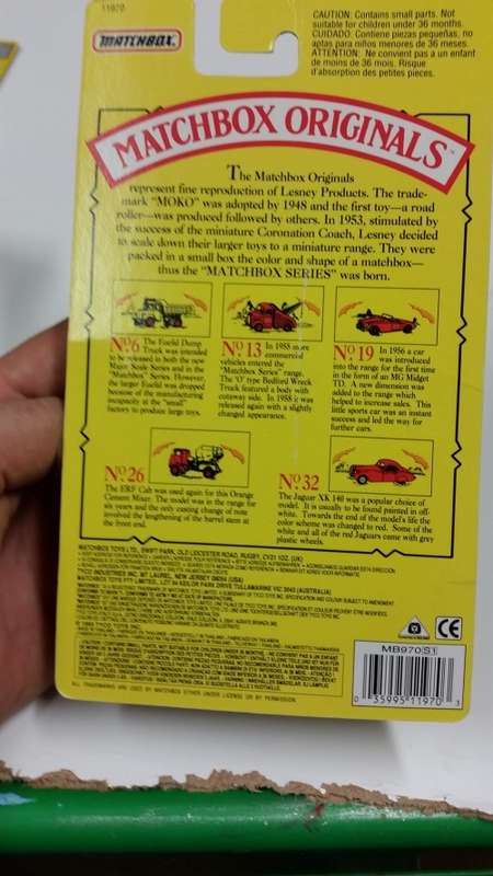 1993 - MATCHBOX LESNEY - ORIGINAL - SERIES 6 - EUCLID DUMP TRUCK - MADE IN ENGLAND