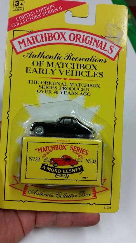 1993 - MATCHBOX LESNEY - ORIGINAL - SERIES 32 -JAGUAR XK 140- MADE IN ENGLAND