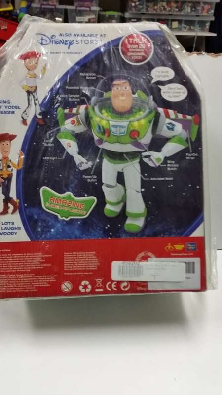 DISNEY ADVANCED TOY STORY 3 -Talking BUZZ Lightyear Action Figure - 30 cm tall