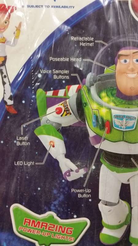 DISNEY ADVANCED TOY STORY 3 -Talking BUZZ Lightyear Action Figure - 30 cm tall