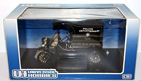 UNIVERSAL HOBBIES 1/18 - 4303 FORD MODEL T PADDY WAGON POLICE PATROL