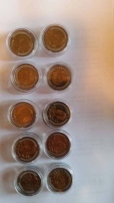 2008 SOUTH AFRICA 5R RAND - MANDELA BIRTHDAY COIN - UNC AND INCAPSULTAED