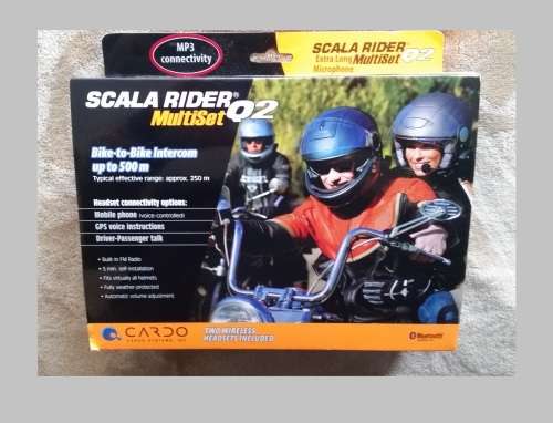 SCALA RIDER MULTISET Q2 EXTRA LONG MICROPHONE - BIKE TO BIKE INTERCOM  - UPTO 500m