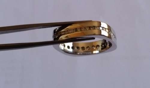 NO RESERVE, NO BUY NOW, HIGHEST BIDDER WINS  - 18ct WHITE GOLD MEN'S  DIAMOND  RING - 0.83 ct