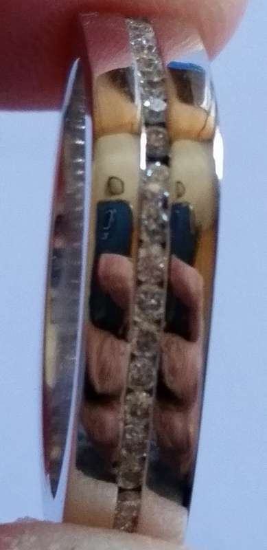 NO RESERVE, NO BUY NOW, HIGHEST BIDDER WINS  - 18ct WHITE GOLD MEN'S  DIAMOND  RING - 0.83 ct