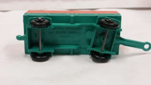 1965 - MATCHBOX LESNEY - SERIES 2 - MERCEDES BENZ TRAILER - MINT IN BOX AND LOOSE TRAILER