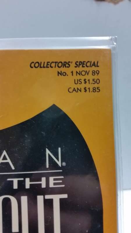 NOV 1989 - ISSUE#1 - BATMAN LEGENDS OF THE DARK KNIGHT - COLLECTORS SPECIAL - YELLOW -DC COMICS