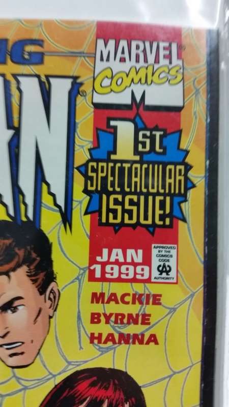 JAN 1999 - ISSUE #1 - THE AMAZING SPIDERMAN - LEGEND REBORN - 1ST SPECTACULAR ISSUE - MARVEL COMICS