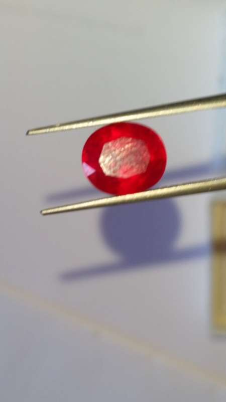 4.28 cts ULTRA BRILLIANT OVAL RED MADAGASCAR RUBY