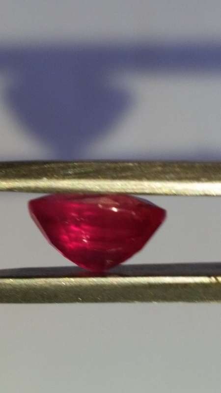 1.885 cts ULTRA BRILLIANT OVAL RED MADAGASCAR RUBY
