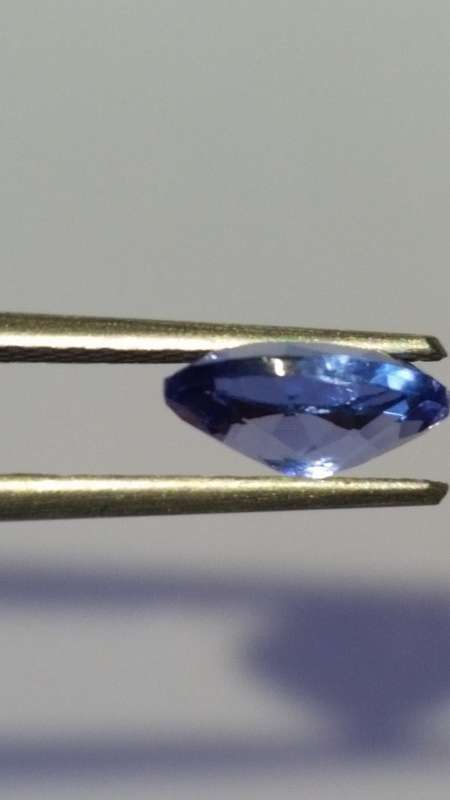 1.060 cts  BRILLIANTOVAL CUT VIOLET PURPLE  BLUE TANZANITE