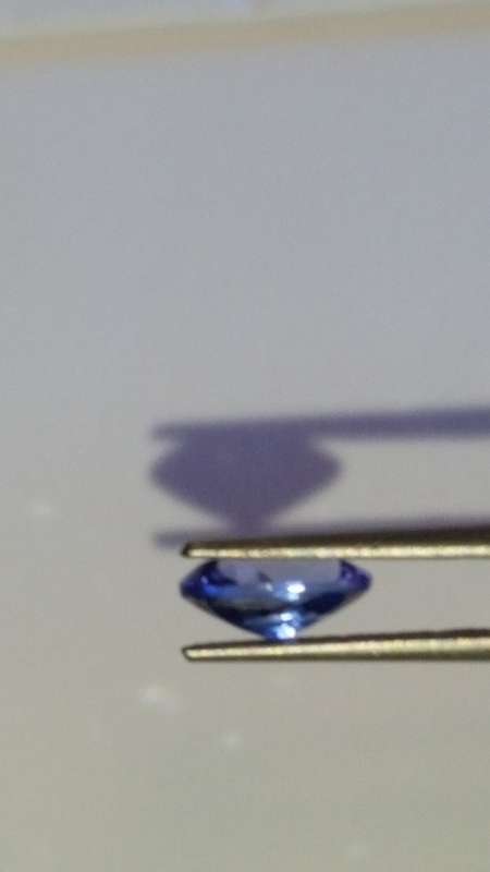 1.060 cts  BRILLIANTOVAL CUT VIOLET PURPLE  BLUE TANZANITE