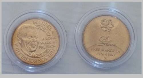 SCOIN SHOP - MANDELA MEDALLION - x9 - MINT CONDITION