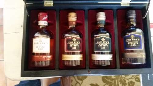 Van Ryn Brandy, 200ml Gift Pack - 1985 - 10, 12, 15 and 21 year old brandy