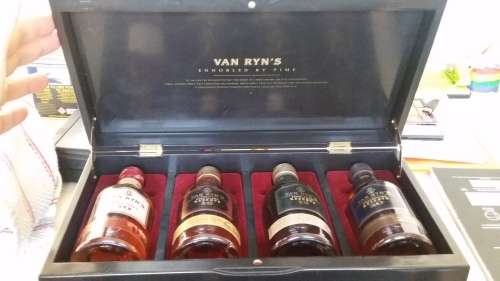 Van Ryn Brandy, 200ml Gift Pack - 1985 - 10, 12, 15 and 21 year old brandy