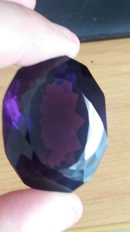 182.40 cts FANCY OVAL CUT AMETHYST