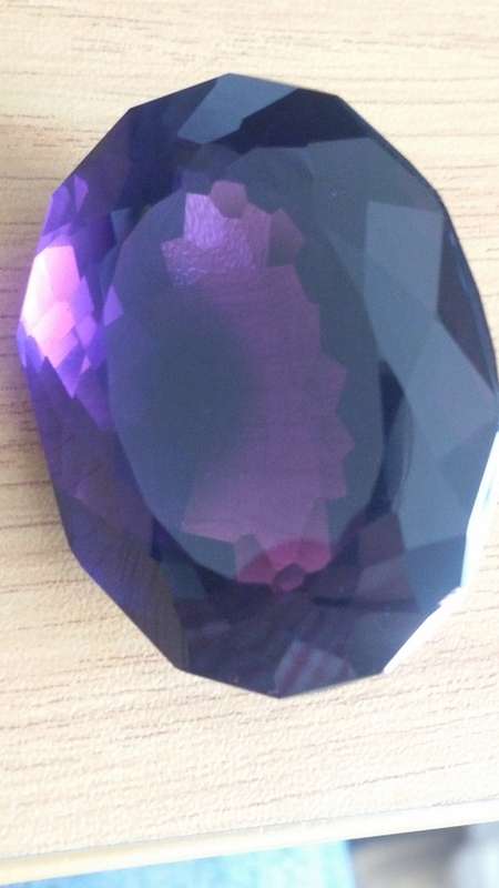 182.40 cts FANCY OVAL CUT AMETHYST