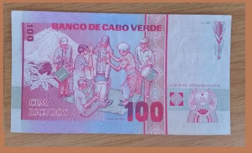 CABO VERDE/ CAPE VERDE - 100 ESCUDOS NOTES - UNC CONIDTION