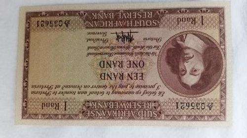 G DE KOCK - R1  Note in Mint condition Afrikaans over English