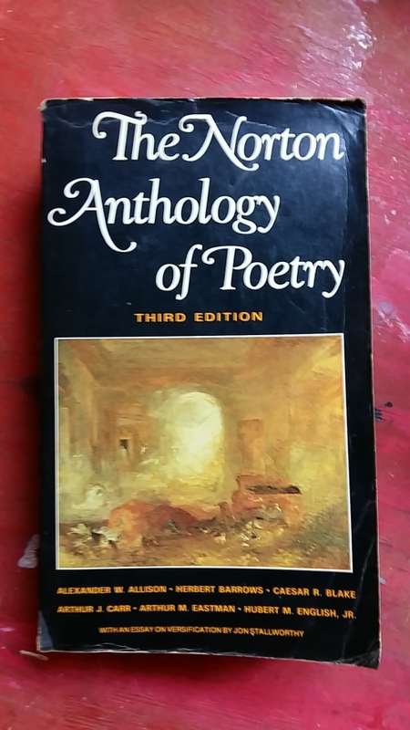 THE NORTON ANTHOLOGY OF POETRY 3RD EDITION
