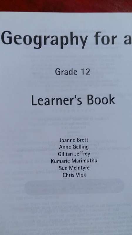 GEOGRAPHY FOR ALL GRADE 12 LEARNERS BOOK
