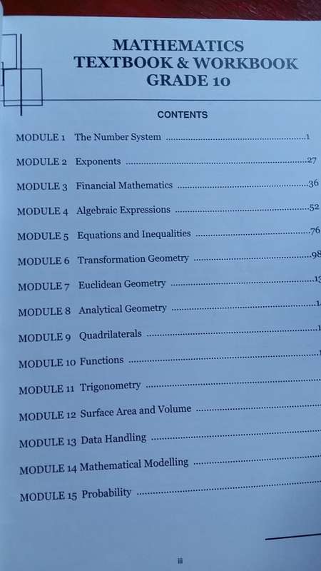 MATHEMATICS 10 TEXTBOOK AND WORKBOOK by MD PHILLIPS MIND ACTION SERIES