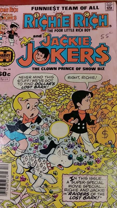 SET OF 5 RICHIE RICH COMICS
