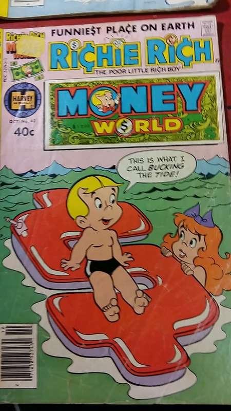 SET OF 5 RICHIE RICH COMICS