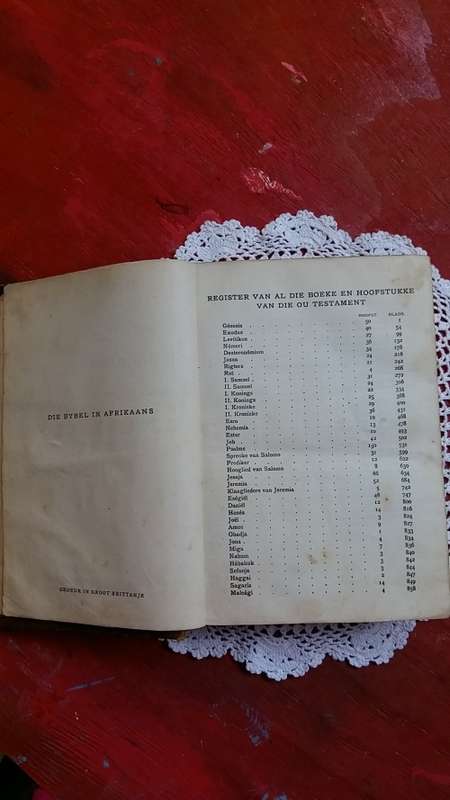 DIE BYBEL : AFGEDRUK IN 1943