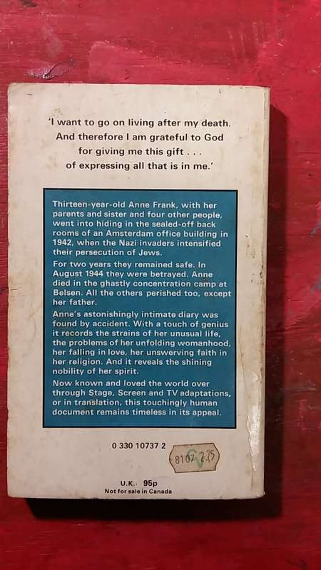 THE DIARY OF ANNE FRANK