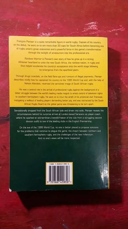 RAINBOW WARRIOR : AUTOBIOGRAPHY OF FRANCOIS PIENAAR
