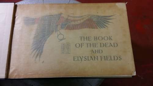 EGYPTIAN BOOKS OF THE DEAD : UNUSUAL AND HIGHLY COLLECTIBLE : WITH PAPYRUS PLATES