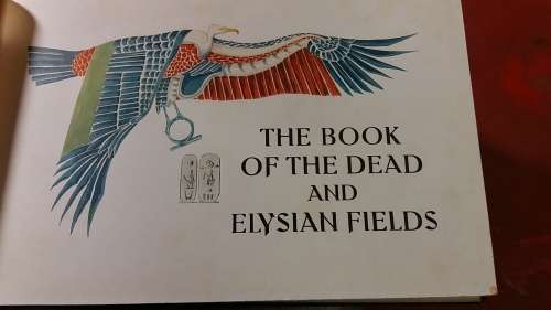 EGYPTIAN BOOKS OF THE DEAD : UNUSUAL AND HIGHLY COLLECTIBLE : WITH PAPYRUS PLATES