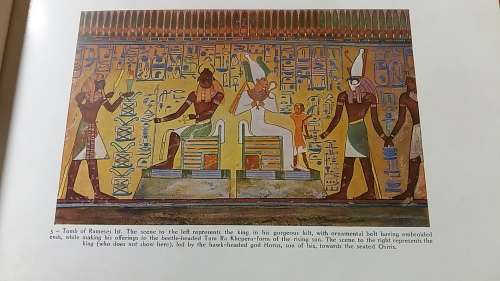 EGYPTIAN BOOKS OF THE DEAD : UNUSUAL AND HIGHLY COLLECTIBLE : WITH PAPYRUS PLATES