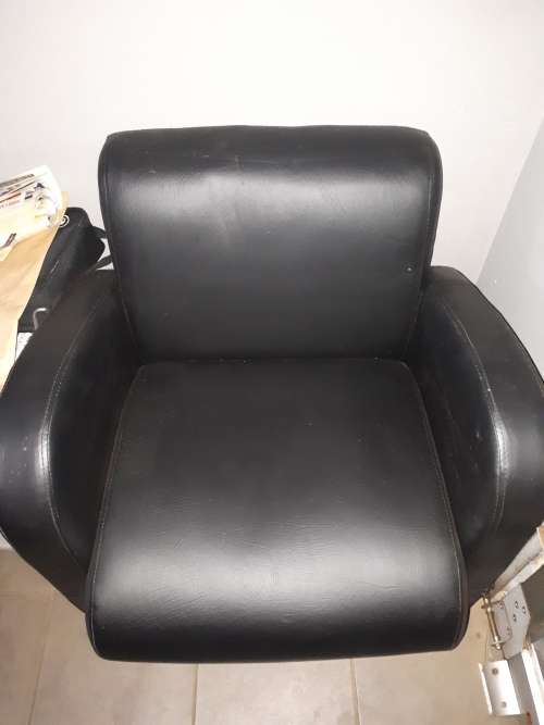 Black occasional couch