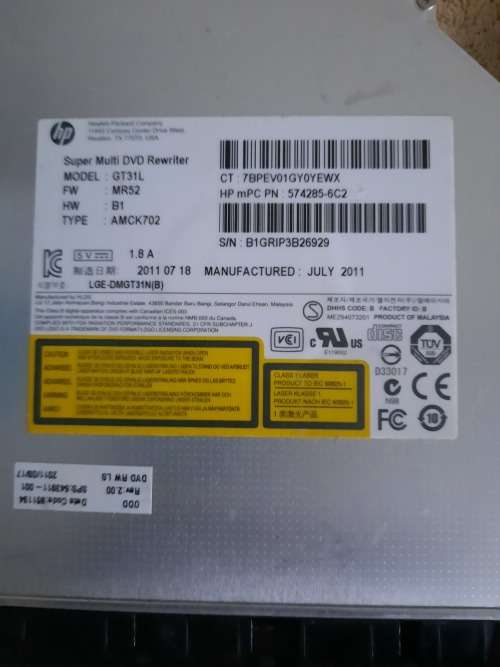 Laptop CD/W drives