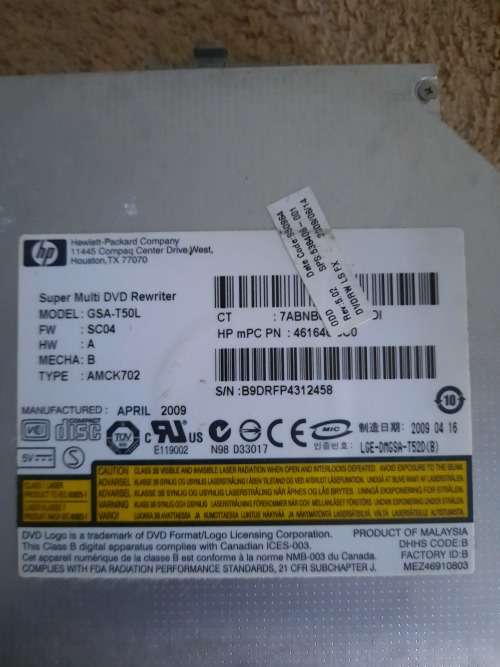 Laptop CD/W drives