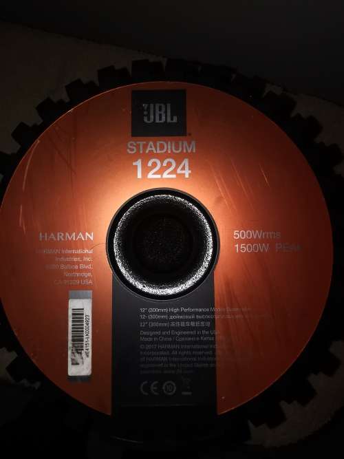 JBL BASS BOX ***LATE ENTRY***