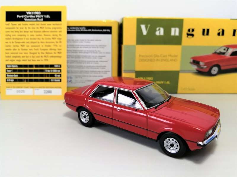 Ford Cortina Diecast Vanguards 1970 Mk 4 Venetian Red Scale 1/43