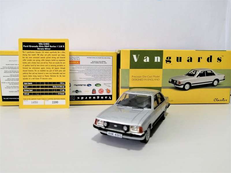 Ford Granada Diecast Vanguards Ghia Mk 2 Strato Silver Scale 1/43